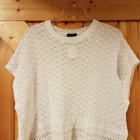 Modcloth White Crochet All Jasmine Top - Picture 3 of 4